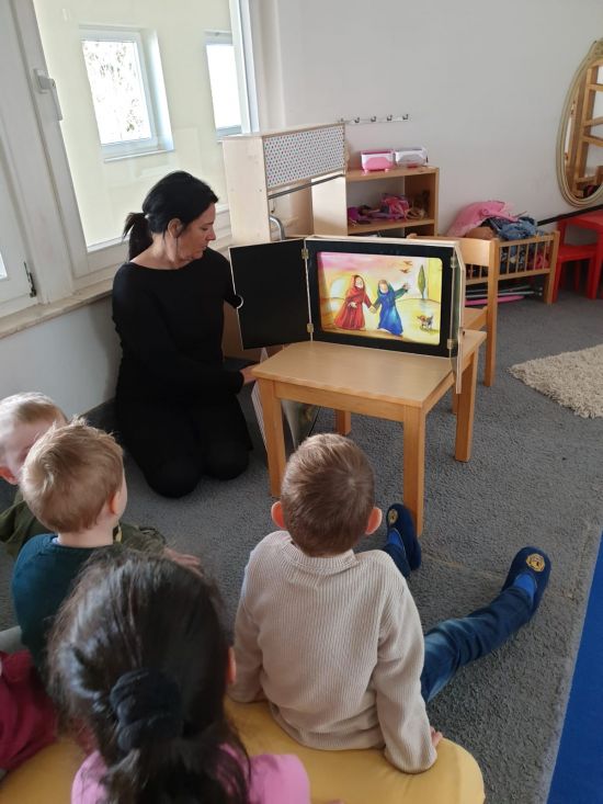 Bild aus der Kinderbibelwoche in der Kita Ellhornstraße 2019