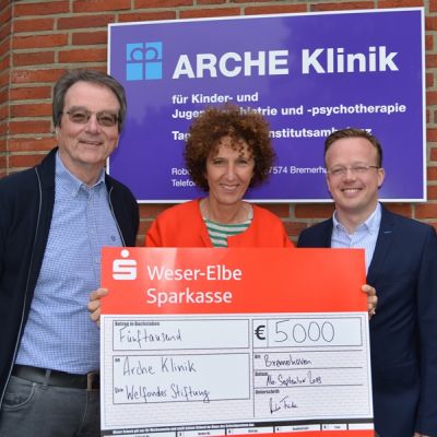 "Arche Klinik erhält 5.000 Euro von der Welfonder Stiftung"