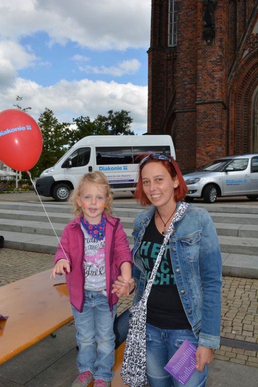 Woche der Diakonie 2015 / Veranstaltung vor der Großen Kirche