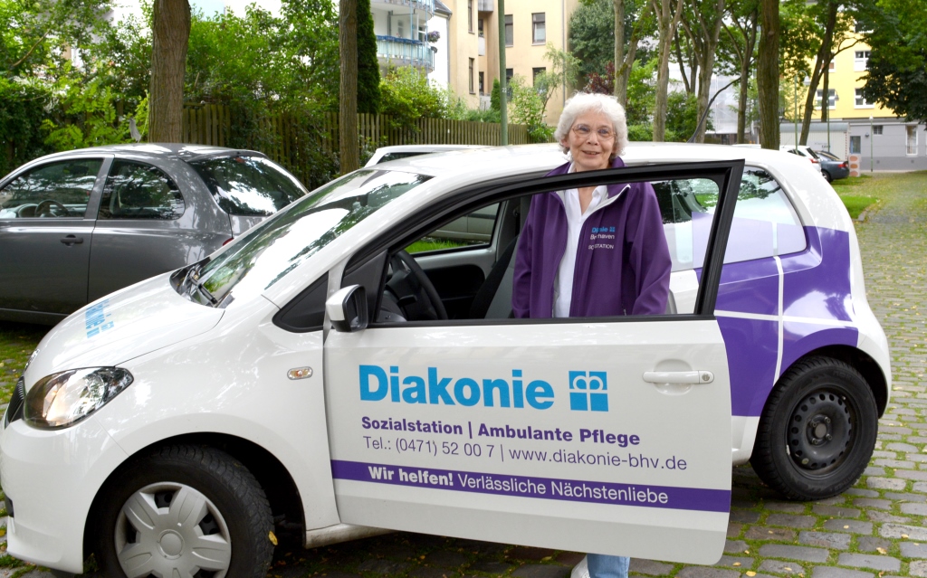 Brigitte Viertel seit 40 Jahren Hauspflegerin bei der Diakonie-Sozialstation